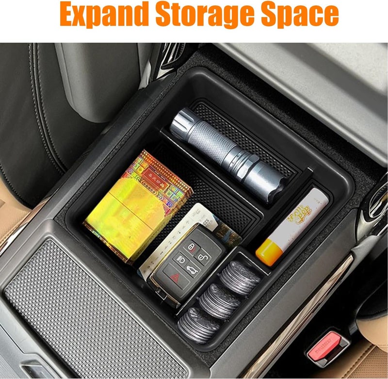 EVGoXMods Center Console Organizer Compatible with Land Rover Range Rover Sport/Vogue 2025 2024 2023 (ONLY for No Refrigerator Version), Armrest Storage Box Insert Tray Interior Accessories - Image 3